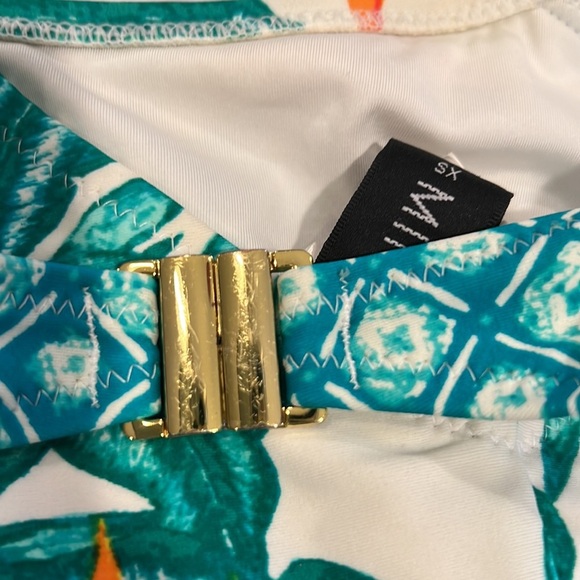 Minkpink Green Panama Palms Peekaboo One Piece Bikini Size XS - Picture 13 of 13